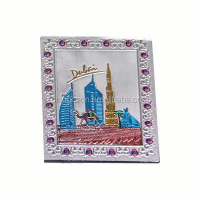 China fashional design dubai fridge magnet / classic design 2016 new with printed aluminum foil for sale