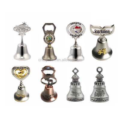 China Europe OEM/ODM Premium Zinc Alloy Antique Souvenir Round Church Dinner Bells for sale