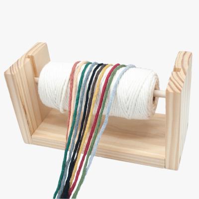 China Convenient 3 mm Macrame Cotton Tie Single Twisted Rope 100 M for sale