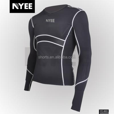 China 2018 OEM Anti-UV Factory Dry Fit Running Top Mens Long Sleeve Compression Top Fitness Wear for sale