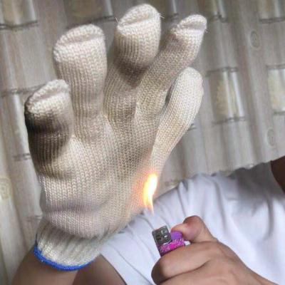 China Light Industry Anti Fire Cutting Resistant Aramid Gloves for sale