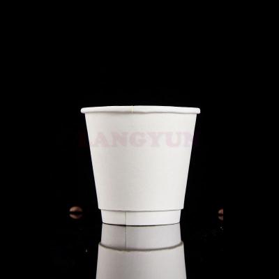 China Recyclable Disposable Customized Biodegradable Wallpaper Double Cup With Lid for sale