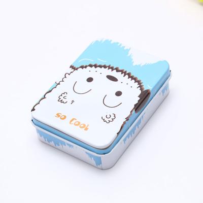 China Lovely Rust Proof Cartoon Series Wholesale Peninsula Iron Box Postcard Storage Box Jewelry Hairpin Storage Box for sale