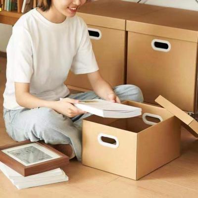 China Recyclable Custom Printed Corrugated Cover Bankers Box Storage Box Folder for sale