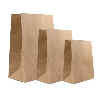 China Biodegradable famous brand paper bag making process kraft paper bags restaurant for sale