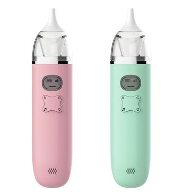 China ABS+Silicon Portable Nose Tool Vacuum Rechargeable Electric Baby Cleaning Nasal Aspirator Kids Room, Baby Care Room 3 Levels Not Support 1.5w for sale