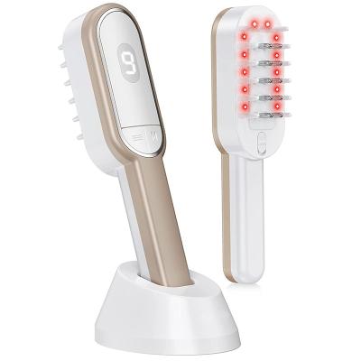 China Electric Hair Home Replaceable Nutrient Comb Liquid Laser Comb Massager Scalp Stimulator For Hair Growth Scalp for sale