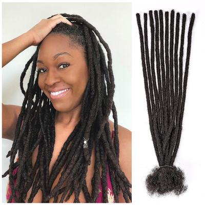 China Wholesale Raw Afro Kinky Curly Soft Bulk Loop Hair Extension Bundles Dreadlocks Machine Locs Human Bulk Hair For Woman And Men for sale