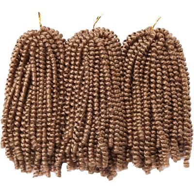 China Marley Braid Classic Afro Curly Individual Twist Deep Wave Braids Spring Twist Japanese Premium Synthetic Hair Extensions Pre Braided Crochet Hair for sale