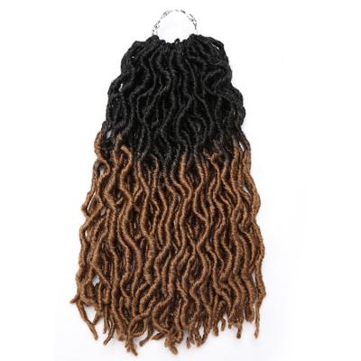 China Free Sampls Locs Gypsy Crochet Hair Gypsy Extension Braids Wavy Curly Crochet Braids Hair Goddess Faux Hair Gypsy Locs Crochet Braid Hair Wholesale for sale