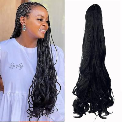 China Free Sample Braiding Hair Loose Wave Braiding Hair Hot Selling Ombre Silky Curly Wave Braiding Hair 2022 Ombre Bouncy Loose Curl Braid Synthetic Hair for sale