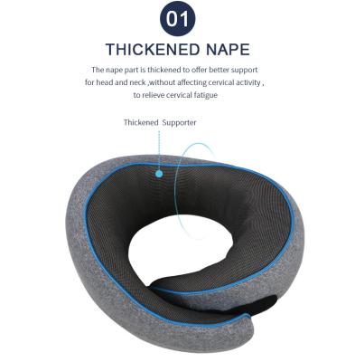 China Factory direct sales anti-static full low price memory foam new spine prosthesis memory foam U-shaped pillow cervical neck protector for sale