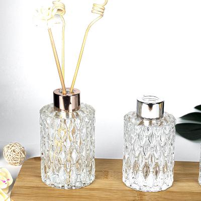 China Cosmetic Empty Diffuser Bottle 50ML 100ML 150ML Thick Bottom Reed Diffuser Bottle With Cap for sale