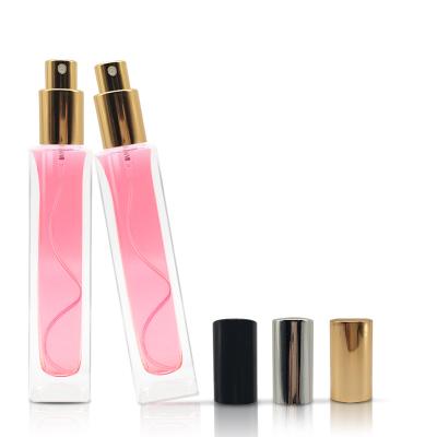 China Custom Luxury Clear Cosmetic Sprayer 30ml 50ml 100ml Clear Glass Pump Empty Perfume Bottles In Stock Fast Shipping for sale