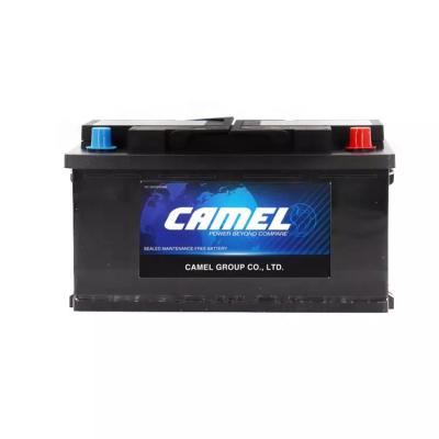 China Camel brand LN1-EFB 12v 50ah maintenance free auto accessories jump starter batteries 207 175 190 190mm for sale