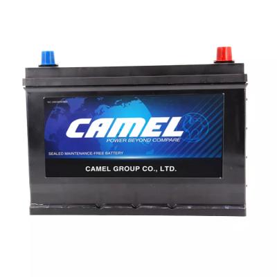 China Camel brand D31 105D31 JIS 12v 90ah standard auto electrical systems battery packs starter motor battery 305 171 203 225mm for sale