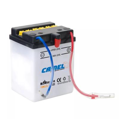 China Camel Battery 12N2.5-3C Motorcycle Accessories Dry Charged Lead Acid Batteries 12N2.5-3C for sale