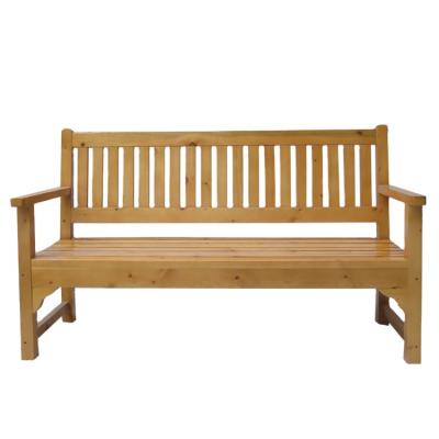 China New Design DY10035 Waterproof All Weather Outdoor Park Wooden Waterproof Garden Bench With Back for sale