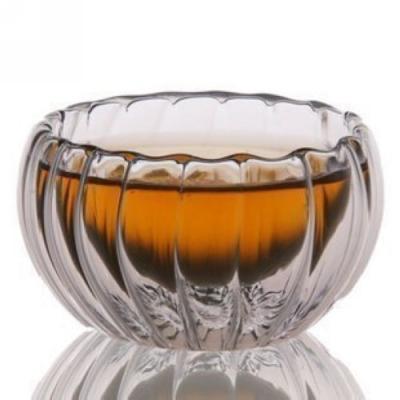 China Small Sustainable High Quality Clear Double Wall Tea Cup Mug Insulated Glass Cup for sale