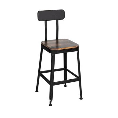 China Bar Stool Bar Furniture Vintage Metal Bar Chair Industrial Nightclub Sit Stand Bar Stools for sale