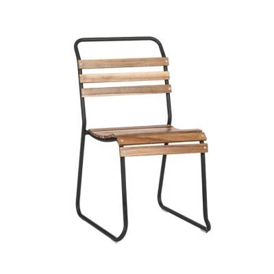 China Restaurant Chair New Design Slatted Chair Canteen Chairs Used In Outdoor Or Indoor for sale