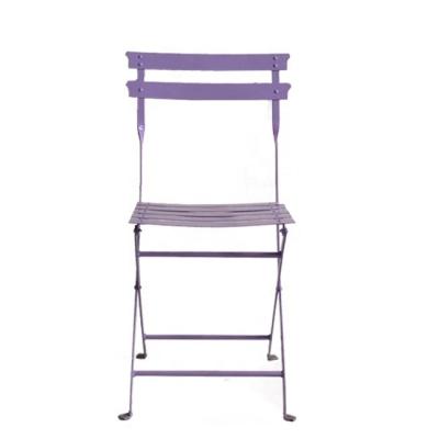 China UV-resistant metal material and outdoor furniture general use folding garden chair for sale