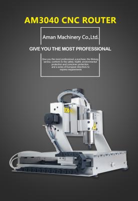 China aman 3040 4-axis 800W cnc wood carving engraving milling cutting machine for sale