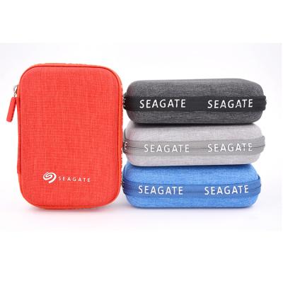 China Shockproof Shockproof Resistance EVA HDD Case 2.5 Inch Screen Printed Logo USB Cable EVA Hard Disk Case Bag for sale