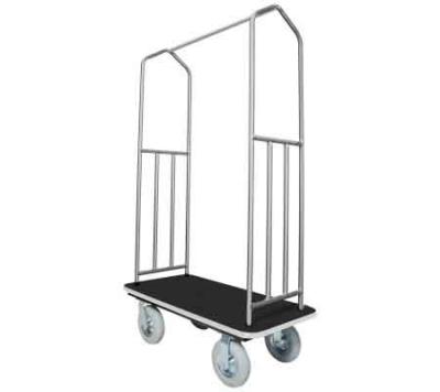 China Metal Luggage Trolley / Hotel Luggage Cart / Bellman Cart / Heavy-Duty Luggage Cart / Hotel Facility / Implement of cart for sale