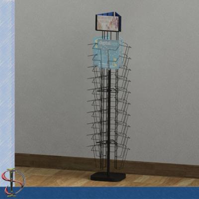 China Magazine Metal Display Stand / Books Rack / Greating Cards Spinner / Wire Pocket Display Rack / for sale