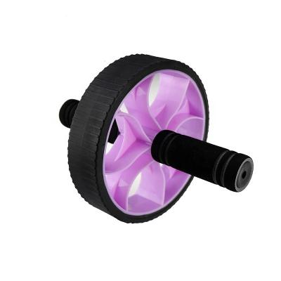 China Waterproof Abdominal Wheel Abdominal Wheel Roller Pink Abdominal Wheel Fitness Equipment Ab Roller Strength Training Wheel Roller for sale