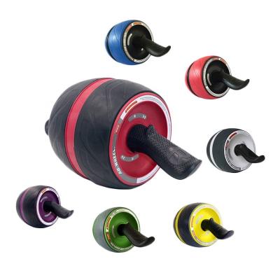 China Wear Resistant Yoga Exercise Ab Roller Wheel Roller For Abs Workout Shaping Belly Wheel Springs Pressure Roller Abdominal Back Rubber Wheel for sale