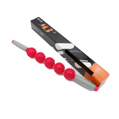 China Body Fitness Roller Massage Muscle Relaxer Spike Massage Roller Stick for sale