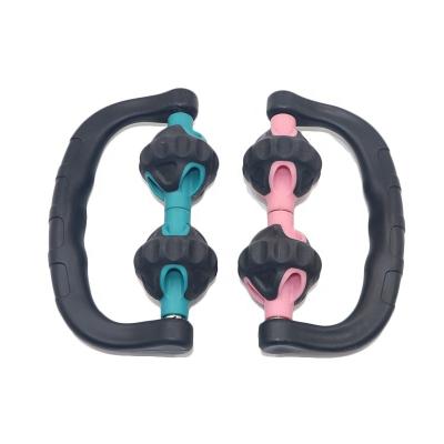 China Eco-friendly Ring Neck Leg Clamp Muscle Roller Massage Roller For Leg Fitness Massage Stick for sale