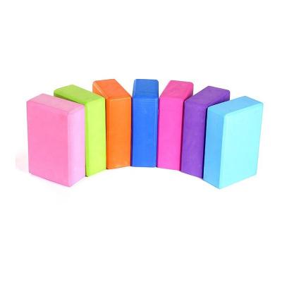 China Fitness Eco Friendly Non-Toxic Non Slip Eva Yoga Blocks High Density Eva Foam Yoga Block Custom for sale