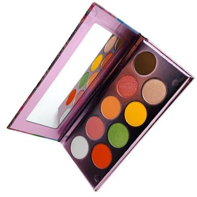 China New foreign trade border 9 color eye shadow disc waterproof waterproof spot 9 color around a limited number of factory custom OEM for sale