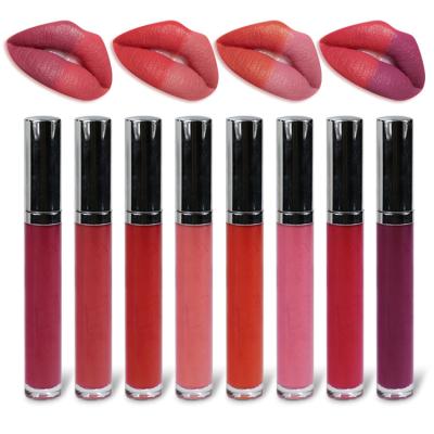 China Sunscreen Amazon Hot Products Matte Velvet Tube Lip Glaze Non - Whitening Liquid Lipstick Long Lasting Brand Custom LOGO for sale