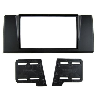 China ABS Yelew YE-BM 015 Inner Fascia Frame For BMW 5, 2DIN Car Audio Radio Refurbishment Panel 1993-2003 for sale