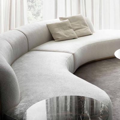 China (Size) 2022 Hot Sale Italian Adjustable Sofa Lightweight Modern Atmosphere Curved Semicircle Semicircle Sofa for sale