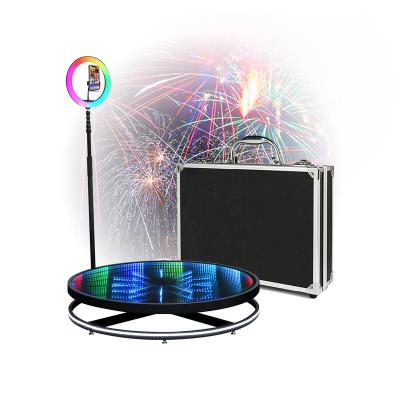 China Party/Live/Wedding/etc streaming Dropshipping 115CM Smart 360 Video Booth Automatic Selfie 1-6 People 360 ​​Photo Booth For Wedding for sale