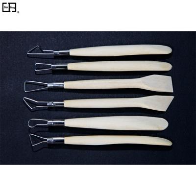 China Artist Fine Art Pottery Clay Sculpture Tool High Quality Normal Handmade Knife 1-6 for sale