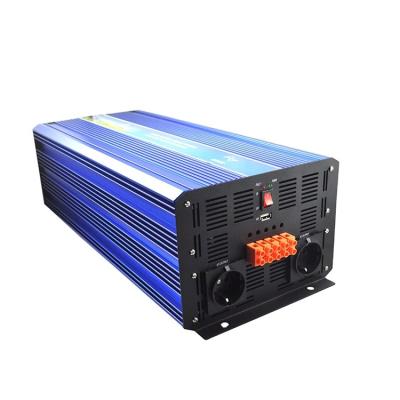 China DC 24V Power System Home 6000W Solar Pure Sine Wave Inverter Convert to AC 220V 230V 240V Output with CE RoHS for sale