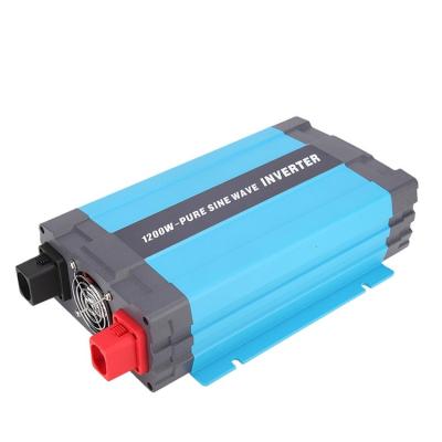 China Home Solar Power System CE Certificate 12v/24v-110v/220v Pure Sine Wave Inverter 1200W Charger for sale