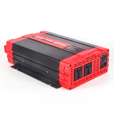 China 2500w Dc24v To Ac220v Modified Sine Wave Power Inverter Usb 5v 2.1a Remote Control Function 376*234.7*96.9mm for sale