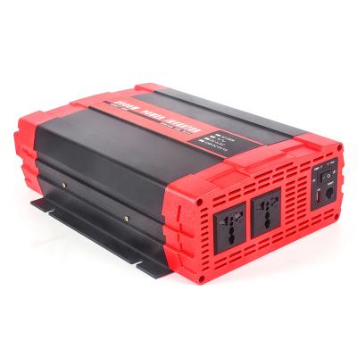 China 1000w 2000w 3000w power inverter for home and lightning pure sine led display support ac load battery 356*234.7*96.9mm for sale