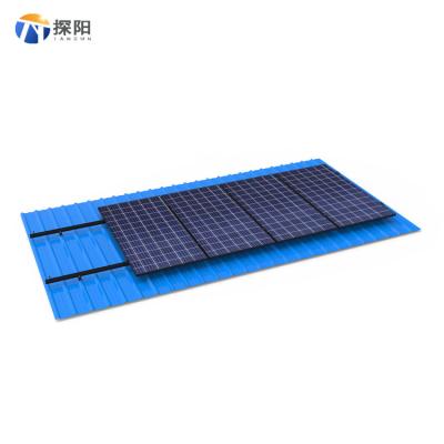 China Agriculture ; Industrial; House ; Commercial Aluminum Solar Panel Bracket Roof Rack Bracket PV Panel Tile Roof Bracket Bracket System for sale