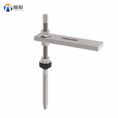 China Agriculture ; Industrial; House ; commercial hot hanger solar bolt double thread screws hanger bolt for mental roof with retaining plate for sale