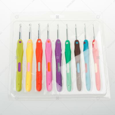 China Bestseller Convenient Good Quality Ergonomic Handle Wholesale Knitting Crochet Hook for sale