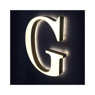 China 3d Buildings Acrylic Led Illuminated Shop Signs Letters for sale