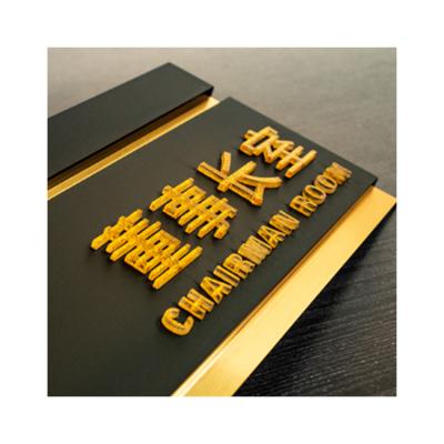 China Buildings hot sale for office wholesale logo plate signage for sale